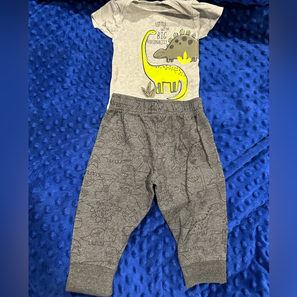Gerber top and Garanimals pants 6-9 mo.